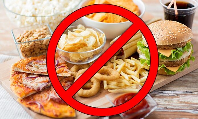 Ushqimet e ndaluara për artrozën e ijeve